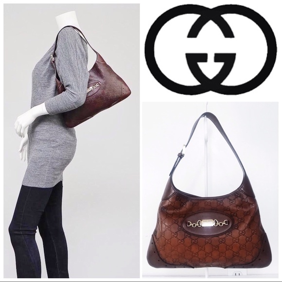Gucci Handbags - GUCCI Tan/Brown Guccissima Leather Punch Hobo Bag